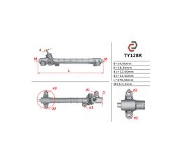 Рейка рулевая Toyota Prius 4551047021