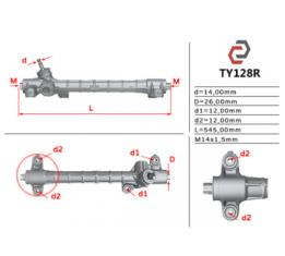 Рейка рулевая Toyota Prius 4551047021